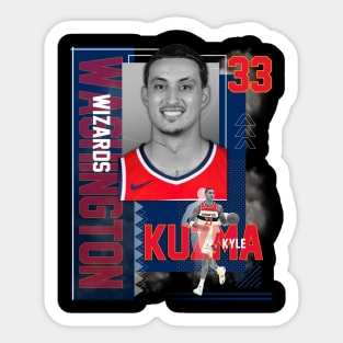 Washington Wizards Kyle Kuzma 33 Sticker